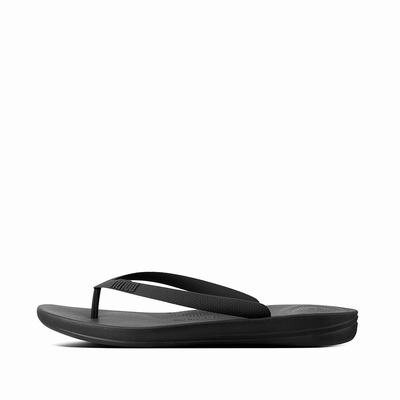 Fitflop Iqushion Ergonomic - Flip Flops Herren - Schwarz (SNE659320)